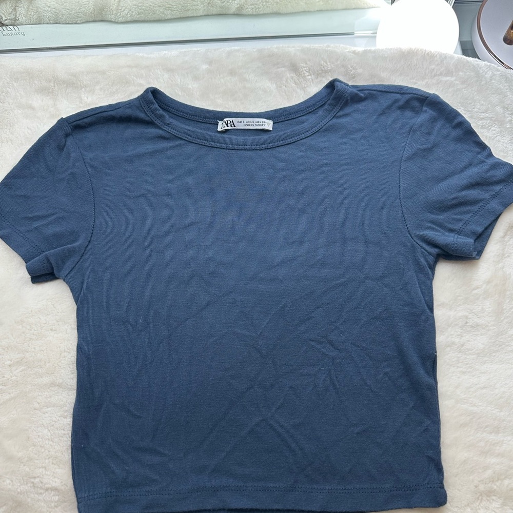 Zara cropped tee